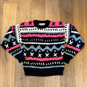 Vintage Summit County Ski Sweater - M